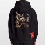 Orphean, Reh, 1st | Heavyweight Oversized Bio Hoodie, Unisex - SOLID BLACK