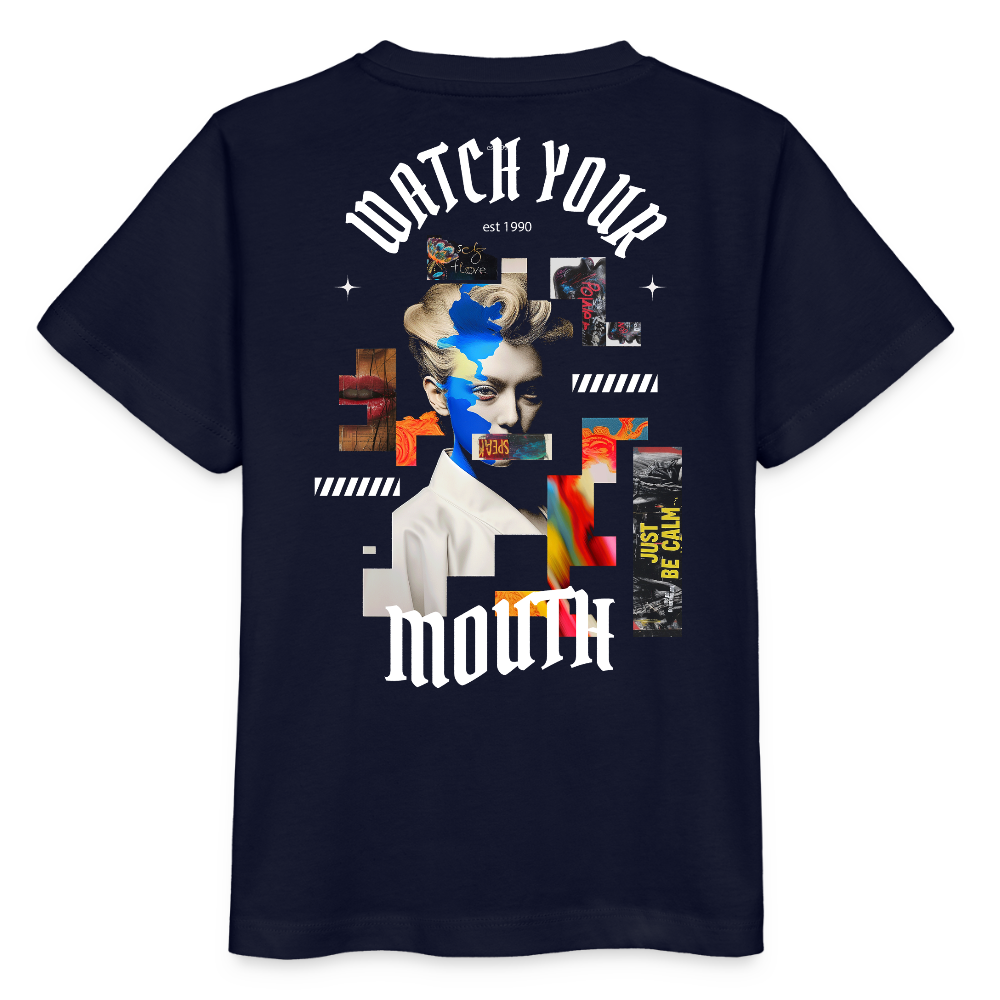 Dewrês, Frau, 1st | Kinder Bio T-Shirt - Navy