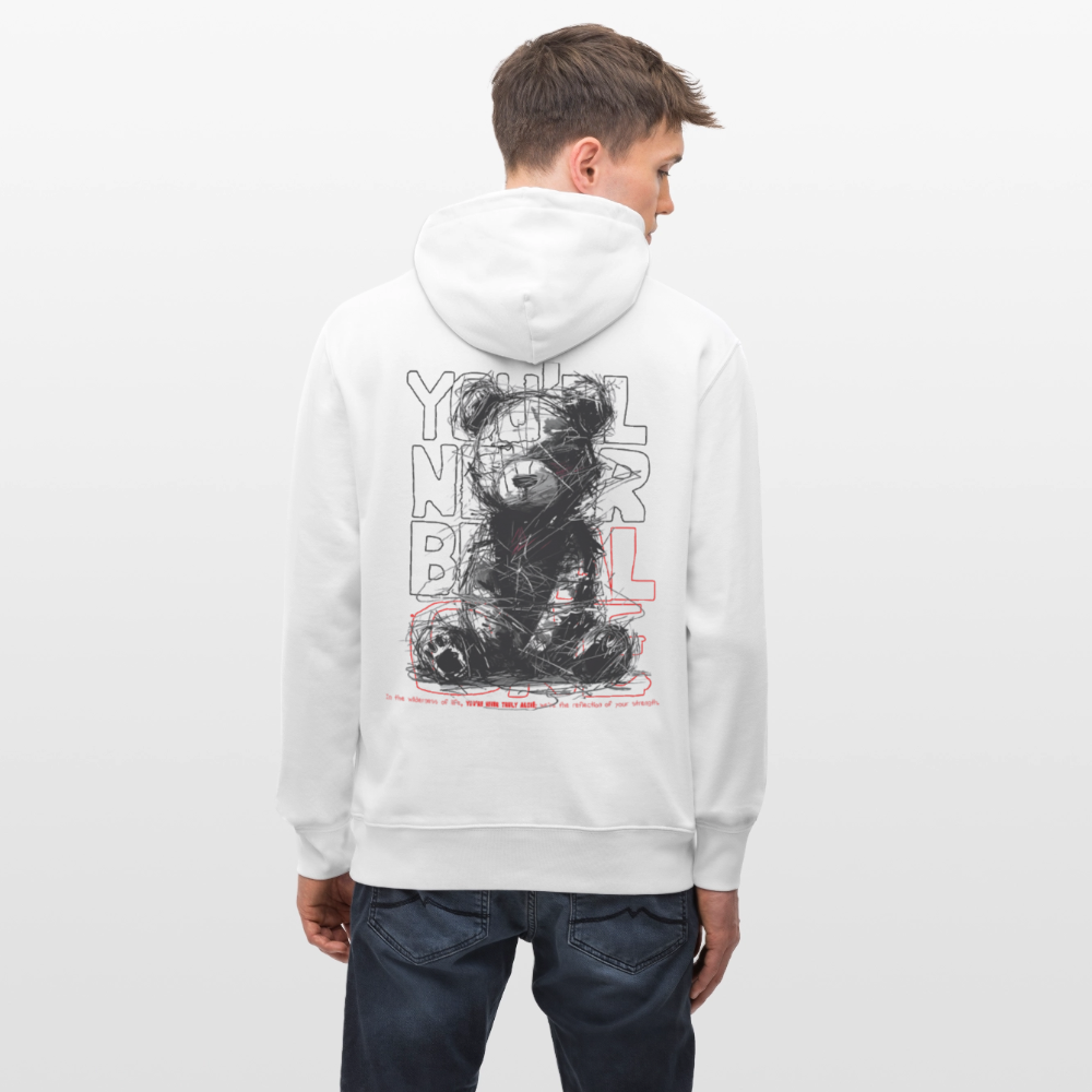 Astravor, Bär, 1st | Cruiser, Unisex Bio-Hoodie - Weiß