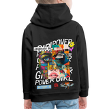 Xizir, Gesicht, 1st | Kinder Hoodie - Schwarz
