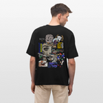 Tianlong, Gesicht, 1st | Blaster, Oversize Bio T-Shirt, Unisex - Schwarz