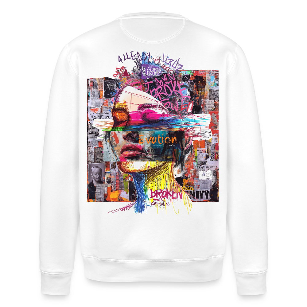 Callistara, Frau, 1st | Roller, Unisex Bio-Sweatshirt - Weiß