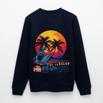 Eryan, Surfen, 1st | Roller, Unisex Bio-Sweatshirt - Navy