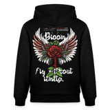 Amaterasu , Engelsflügel, 1st | Cruiser, Unisex Bio-Hoodie - Schwarz