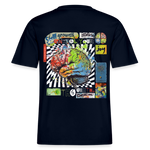 Apollon, Gehirn, 1st | Essential, Relaxed Fit Unisex Bio T-Shirt - Navy