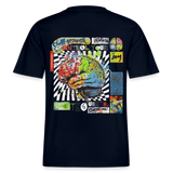 Apollon, Gehirn, 1st | Essential, Relaxed Fit Unisex Bio T-Shirt - Navy