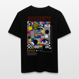 Shennong, Augen, 1st | Essential, Relaxed Fit Unisex Bio T-Shirt - Schwarz