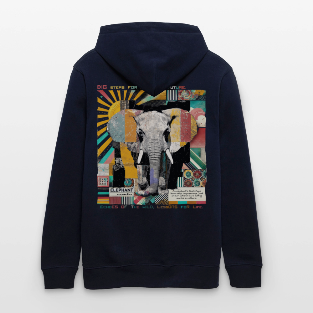 Thanatain, Elefant, 1st | Cruiser, Unisex Bio-Hoodie - Navy