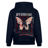 Xurmus, Schmetterling, 1st | Cruiser, Unisex Bio-Hoodie - Navy