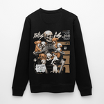 Tezcatlipoca , Hunde & Skelet, 1st | Roller, Unisex Bio-Sweatshirt - Schwarz