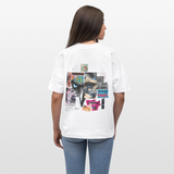 Saturnion, Raabe, 1st | Blaster, Oversize Bio T-Shirt, Unisex - Weiß
