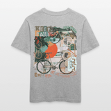 Eldrathis, Fahrrad, 1st | Essential, Relaxed Fit Unisex Bio T-Shirt - Grau meliert