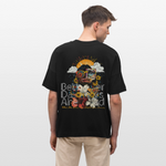 Jinni, Berge, 1st | Blaster, Oversize Bio T-Shirt, Unisex - Schwarz