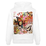 Azaroth, Schmetterling, 1st | Cruiser, Unisex Bio-Hoodie - Weiß