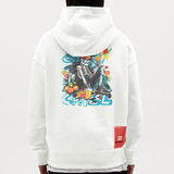 Calveron, Skelet, 1st | Heavyweight Oversized Bio Hoodie, Unisex - OFF WHITE