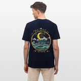 Izanami, Berge, 1st | Essential, Relaxed Fit Unisex Bio T-Shirt - Navy