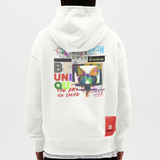 Orvathar, Fernseher, 1st | Heavyweight Oversized Bio Hoodie, Unisex - OFF WHITE