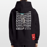 Hestian, Rose, 1st | Heavyweight Oversized Bio Hoodie, Unisex - SOLID BLACK