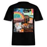 Nyxaris, Windmühle, 1st | Essential, Relaxed Fit Unisex Bio T-Shirt - Schwarz