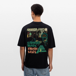 Gaian, U-Bahn, 1st | Breezy, Oversized Unisex T-Shirt - Schwarz
