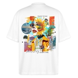 Rivandor, Fantasie, 1st | Blaster, Oversize Bio T-Shirt, Unisex - Weiß