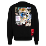 Jade, Augen, 1st | Heavyweight Oversized Bio Sweater, Unisex - SOLID BLACK