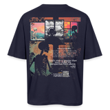 Erosan, Fenster, 1st | Breezy, Oversized Unisex T-Shirt - Navy