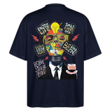 Dandan, Glühbirne, 1st | Blaster, Oversize Bio T-Shirt, Unisex - Navy