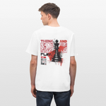 Orionis, Schach, 1st | Essential, Relaxed Fit Unisex Bio T-Shirt - Weiß