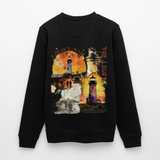 Morian, Leuchtturm, 1st | Roller, Unisex Bio-Sweatshirt - Schwarz