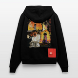Morian, Leuchtturm, 1st | Heavyweight Oversized Bio Zip Hoodie, Unisex - SOLID BLACK