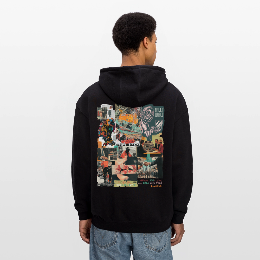 Aurelion, Office, 1st | Freshhood, Oversized Unisex Hoodie - Schwarz
