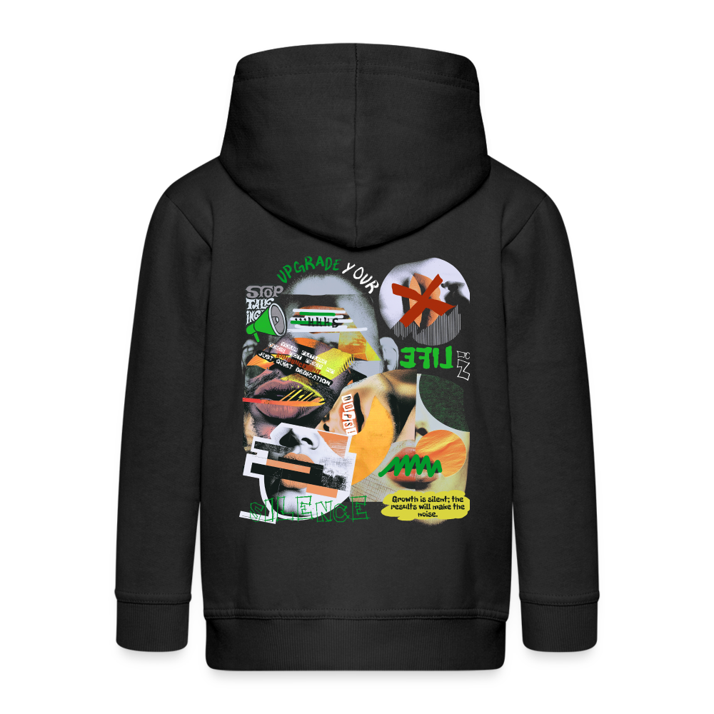 Ereban, Lippen, 1st | Kinder Zip Hoodie - Schwarz