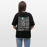 Hestian, Rose, 1st | Blaster, Oversize Bio T-Shirt, Unisex - Schwarz