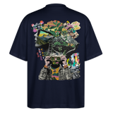 Oceani, Berge, 1st | Blaster, Oversize Bio T-Shirt, Unisex - Navy