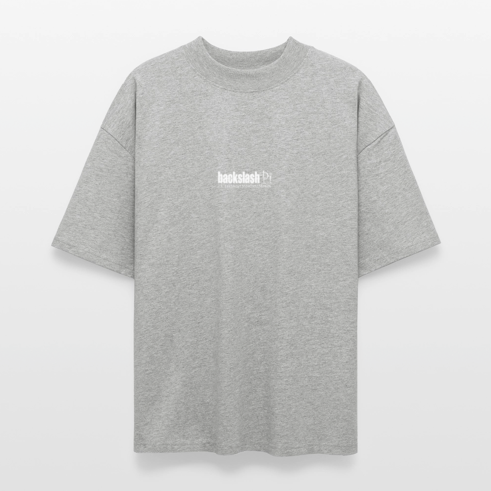 Amaterasu , Engelsflügel, 1st | Blaster, Oversize Bio T-Shirt, Unisex - Grau meliert