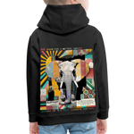 Thanatain, Elefant, 1st | Kinder Hoodie - Schwarz