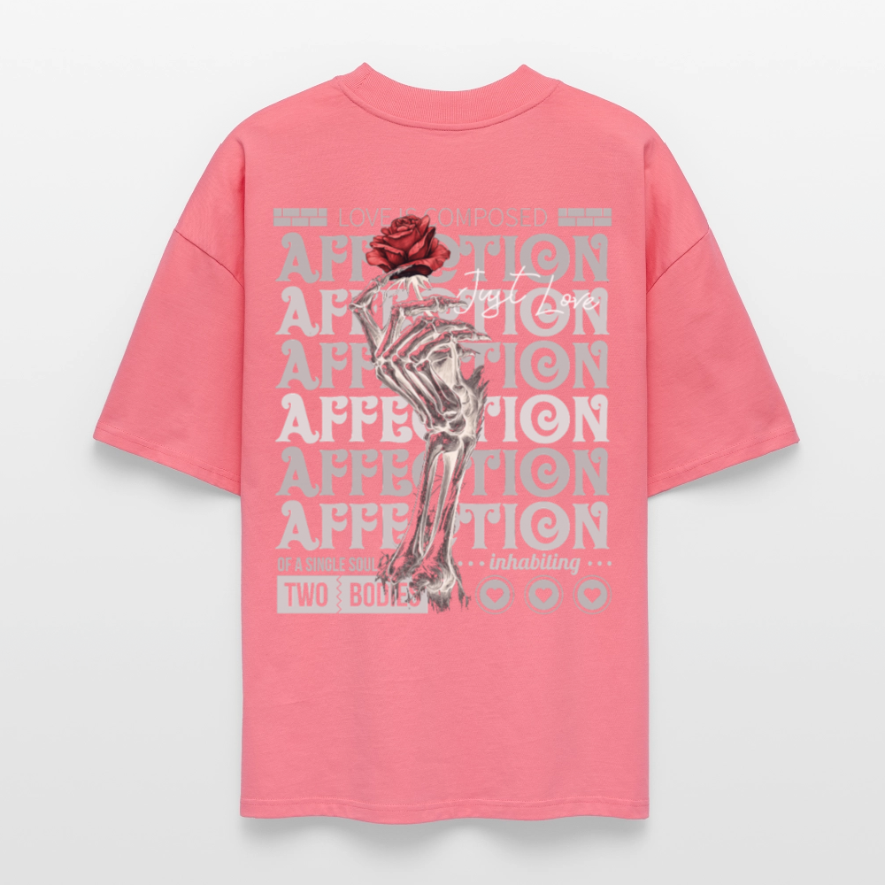 Zeusun, Rose, 1st | Blaster, Oversize Bio T-Shirt, Unisex - Pink 
