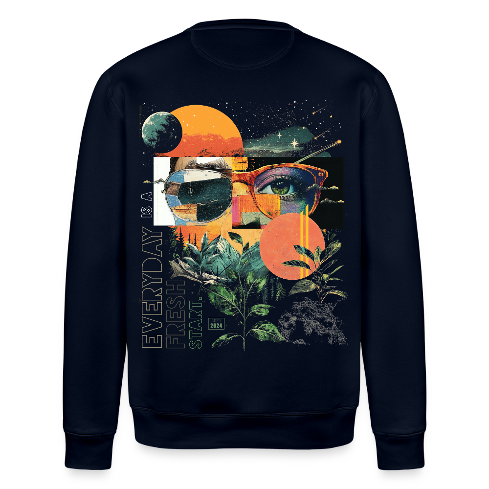 Izanagi, Sonnenbrille, 1st | Roller, Unisex Bio-Sweatshirt - Navy