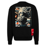 Phoebean, Neptun, 1st | Heavyweight Oversized Bio Sweater, Unisex - SOLID BLACK