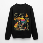 Mihriban, Skelet, 1st | Roller, Unisex Bio-Sweatshirt - Schwarz