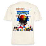 Jovareth, Astronaut, 1st | Essential, Relaxed Fit Unisex Bio T-Shirt - Naturweiß 