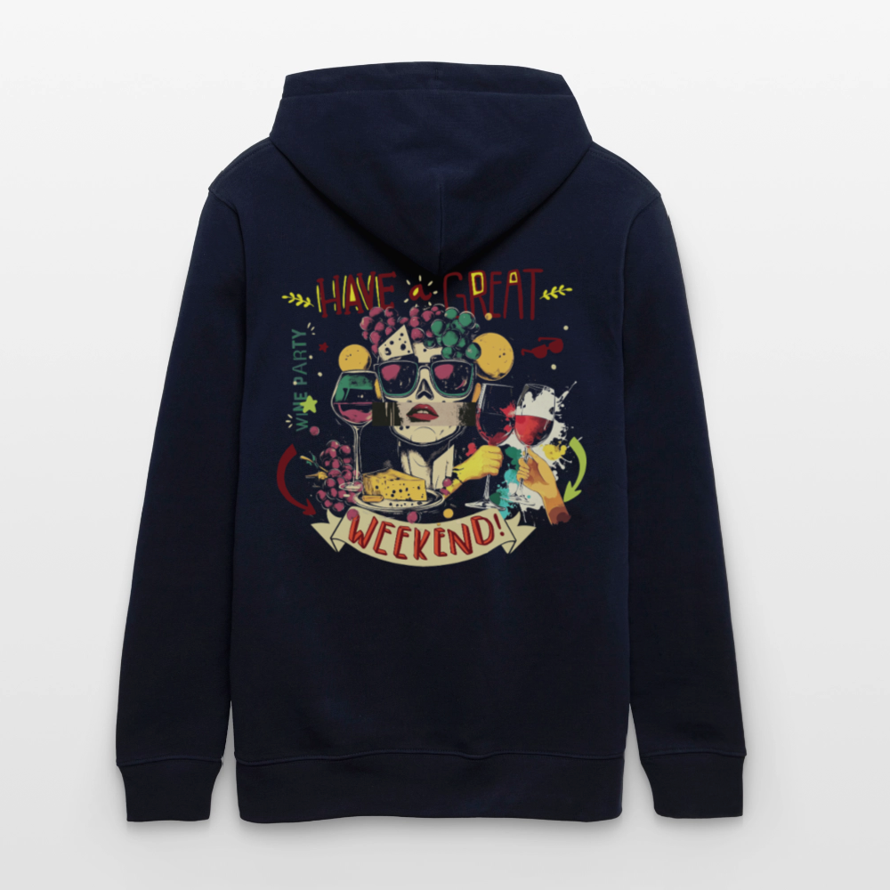 Ruh, Trauben, 1st | Cruiser, Unisex Bio-Hoodie - Navy