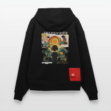 Hermesan, Kindheit, 1st | Heavyweight Oversized Bio Hoodie, Unisex - SOLID BLACK