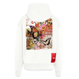 Azaroth, Schmetterling, 1st | Heavyweight Oversized Bio Zip Hoodie, Unisex - OFF WHITE