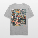 Aurelion, Office, 1st | Essential, Relaxed Fit Unisex Bio T-Shirt - Grau meliert