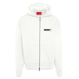 Siriothis, Schmetterling, 1st | Heavyweight Oversized Bio Zip Hoodie, Unisex - OFF WHITE