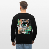 Siegfried, Augen, 1st | Roller, Unisex Bio-Sweatshirt - Schwarz