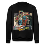 Baranê, Fernseher, 1st | Roller, Unisex Bio-Sweatshirt - Schwarz