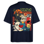 Eosan, Wolf, 1st | Blaster, Oversize Bio T-Shirt, Unisex - Navy
